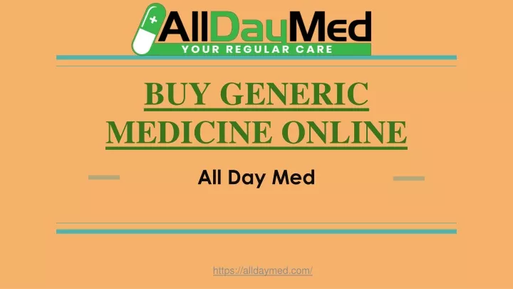 buy generic medicine online
