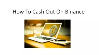 How to Cash Out in Binance