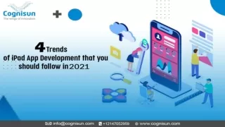 4 Trends of iPad App Development that You Should Follow in 2021