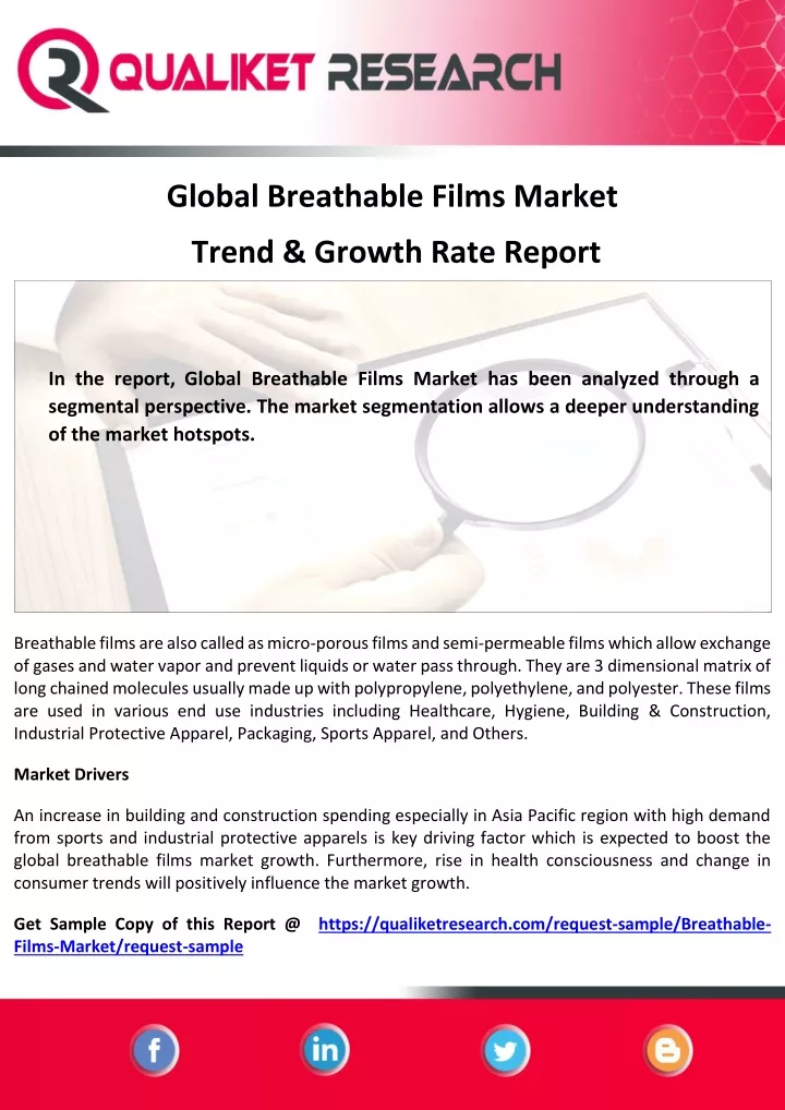 global breathable films market