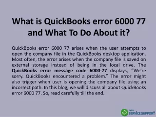 what is quickbooks error 6000 77 and what to do about it
