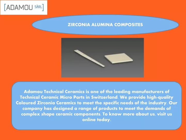 zirconia alumina composites
