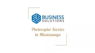 Photocopier Service in Mississauga