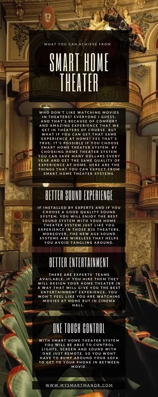What You Can Achieve From Smart Home Theater?
