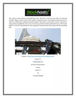 Stock Market latest News New Zealand | Stockhastix.com