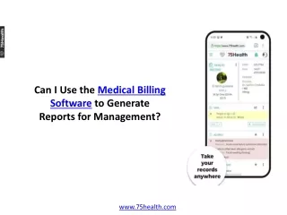can i use the medical billing software