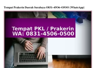 Tempat Prakerin Daerah Surabaya Ö83l·45ÖᏮ·Ö5ÖÖ{WhatsApp}