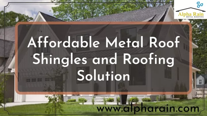 affordable metal roof shingles and roofing