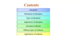 Lecture 5  part 3 adsorption  by Asmare Tezera,  Bahirdar university institute of technolog (BiT)-ethiopia