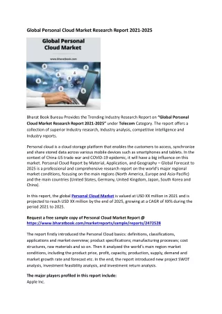 global personal cloud market research report 2021