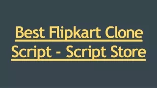 best f lipkart clone script script store