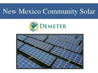 New Mexico Community Solar