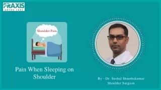 Best Shoulder Specialist in Bangalore-Pain When Sleeping on Shoulder