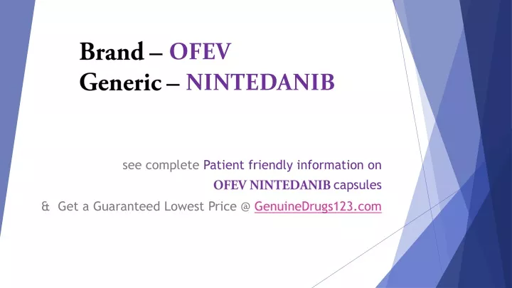 brand ofev generic nintedanib