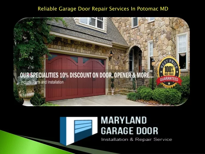 reliable garage door repair services in potomac md