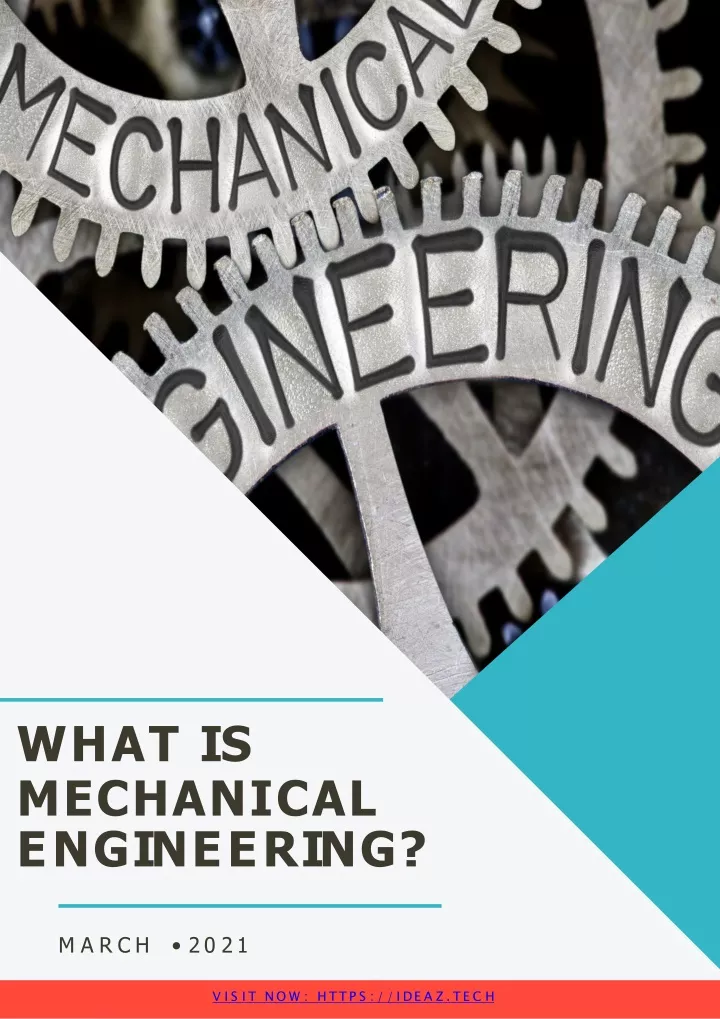 what is mechanical e n g i n ee r i n g