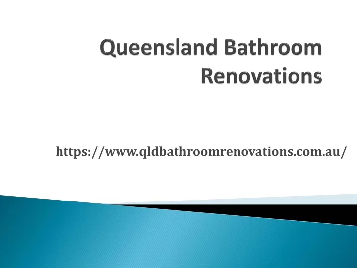 queensland bathroom renovations