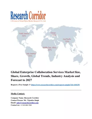 Global Enterprise Collaboration Services Market Size, Share, Growth, Global Tren