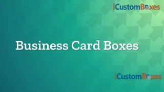 business card boxes