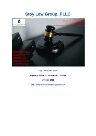 stoy law group pllc