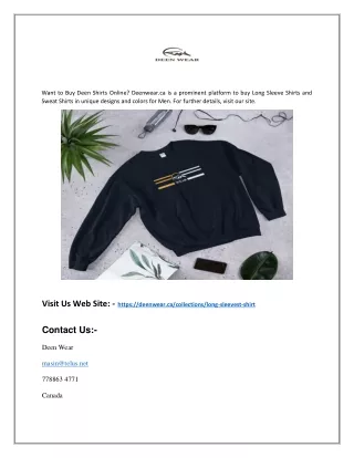Buy Deen Shirts Online | Deenwear.ca