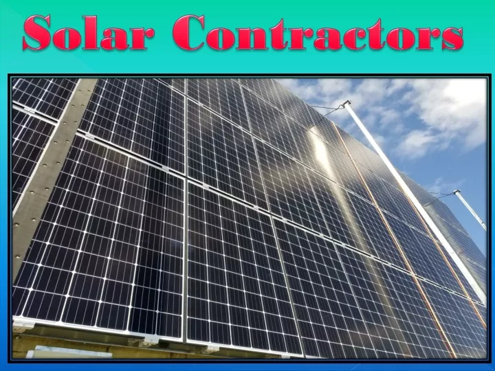 solar contractors