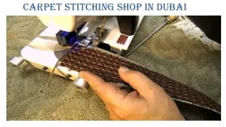 carpet stitching shop in dubai