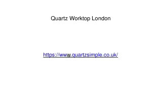 quartz worktop london