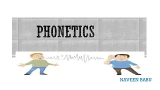 PHONETICS