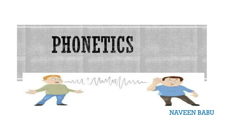 phonetics