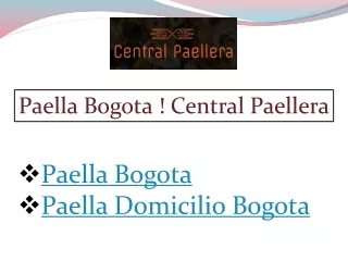 Paella Bogota