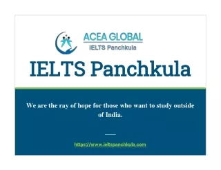IELTS Coaching Institute in Panchkula