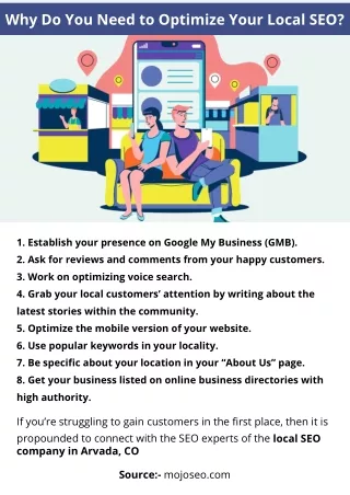 why do you need to optimize your local seo