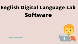 English Digital Language lab