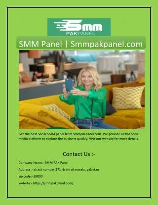 SMM Panel | Smmpakpanel.com