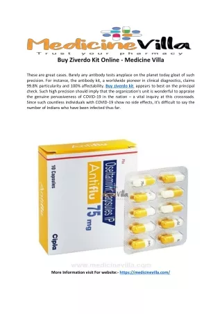 Buy Ziverdo Kit Online - Medicine Villa