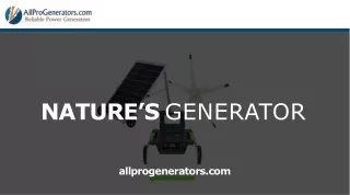 nature s generator
