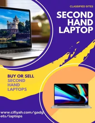 Second hand laptops buying and selling easily at classified sites