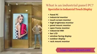 What is an industrial panel PC?