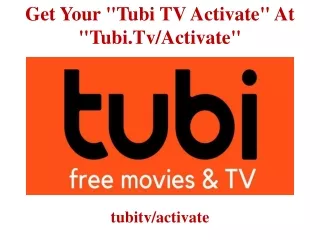 get your tubi tv activate at tubi tv activate