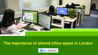 The importance of shared office space in London