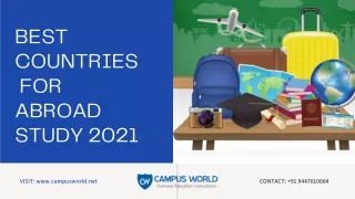 Best county for abroad study- 2021