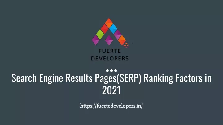 search engine results pages serp ranking factors in 2021
