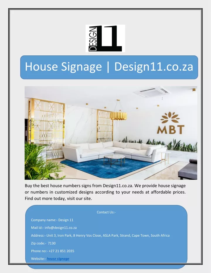 house signage design11 co za