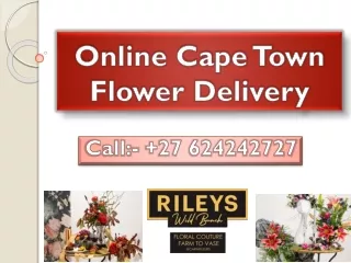 Online Cape Town Flower Delivery