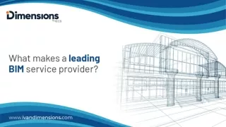 What makes a leading BIM service provider