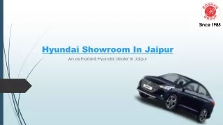 Hyundai Showroom in Jaipur