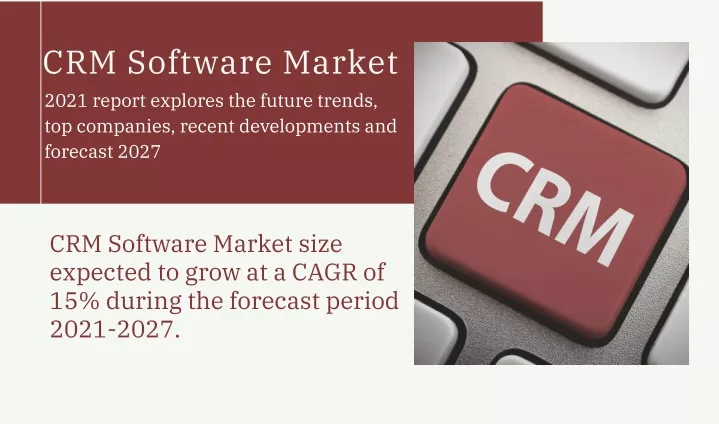 crm software market 2021 report explores