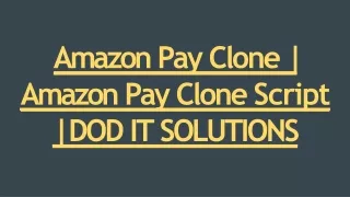 a mazon p ay clone a mazon p ay clone script