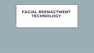 Facial reenactment technology